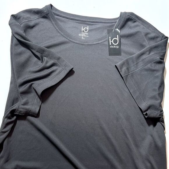 New ID Ideology Men's Birdseye Training T-Shirt Gray Size s - Picture 4 of 5